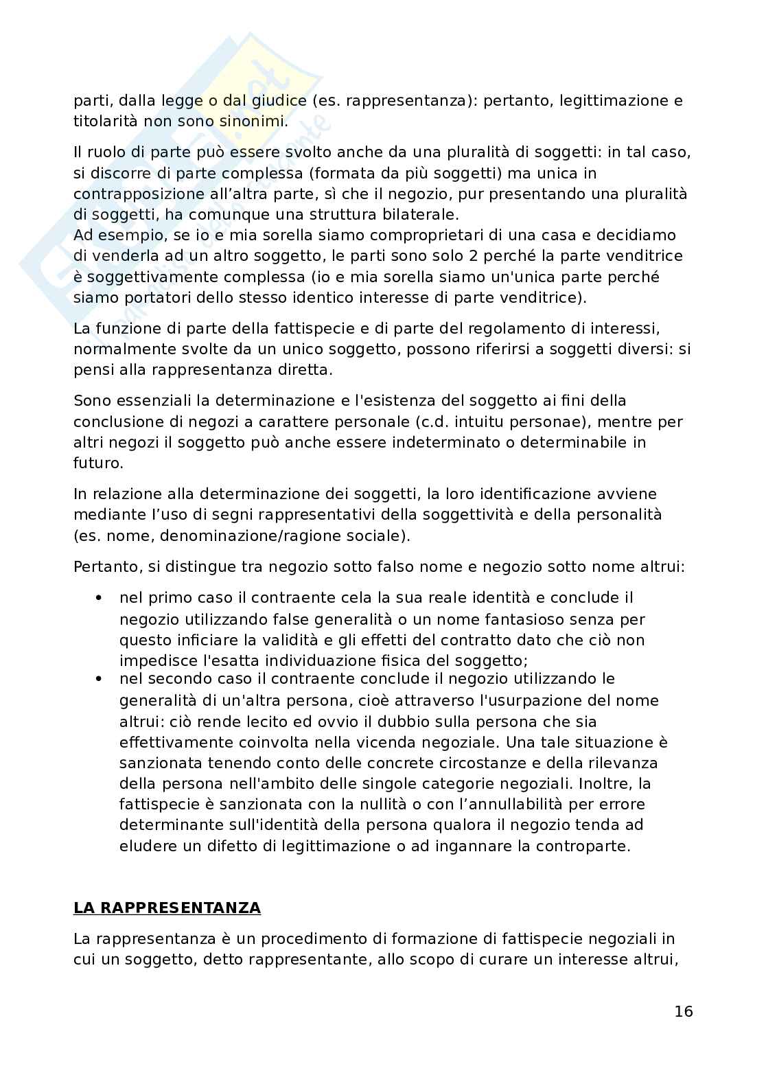 Appunti di Diritto dei contratti  Pag. 16