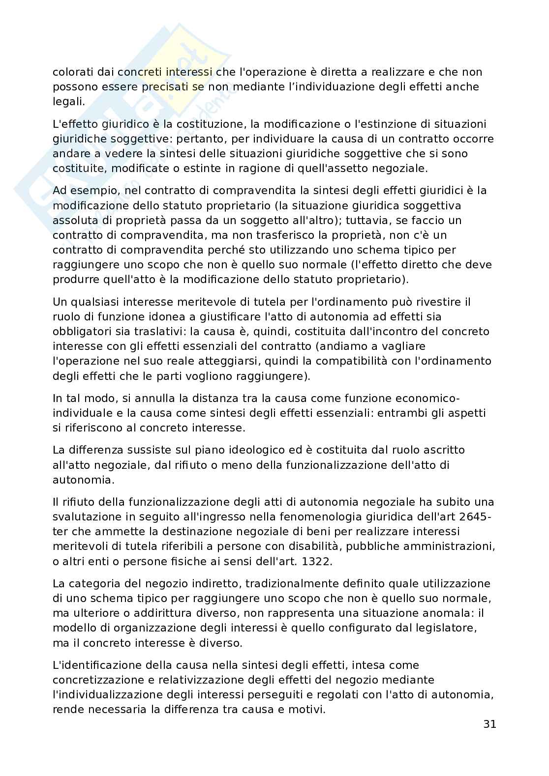 Appunti di Diritto dei contratti  Pag. 31