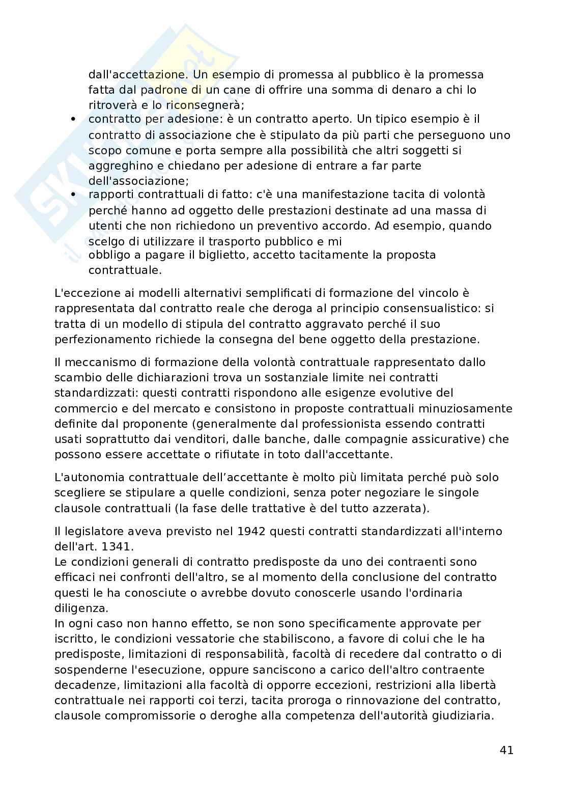 Appunti di Diritto dei contratti  Pag. 41