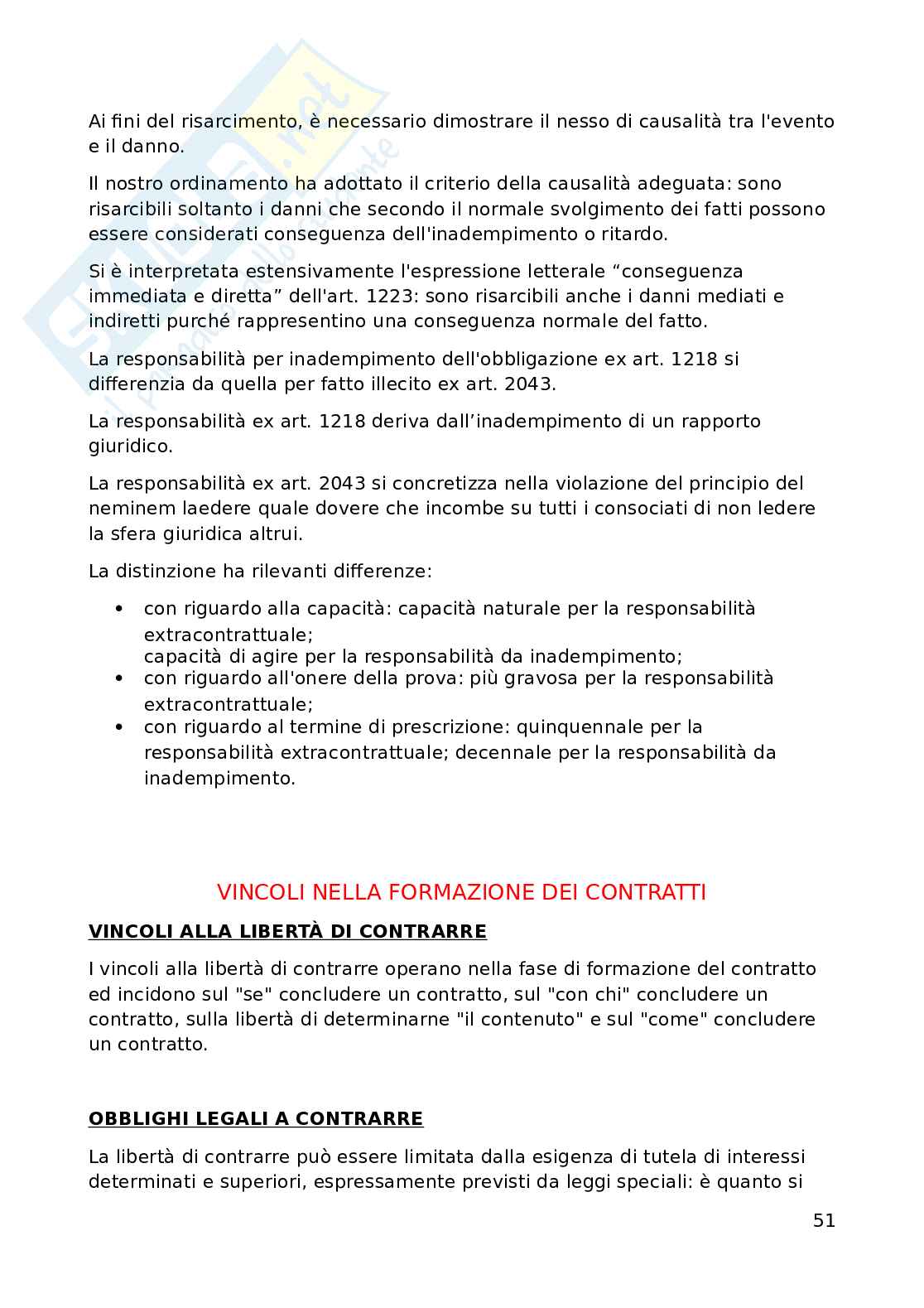 Appunti di Diritto dei contratti  Pag. 51
