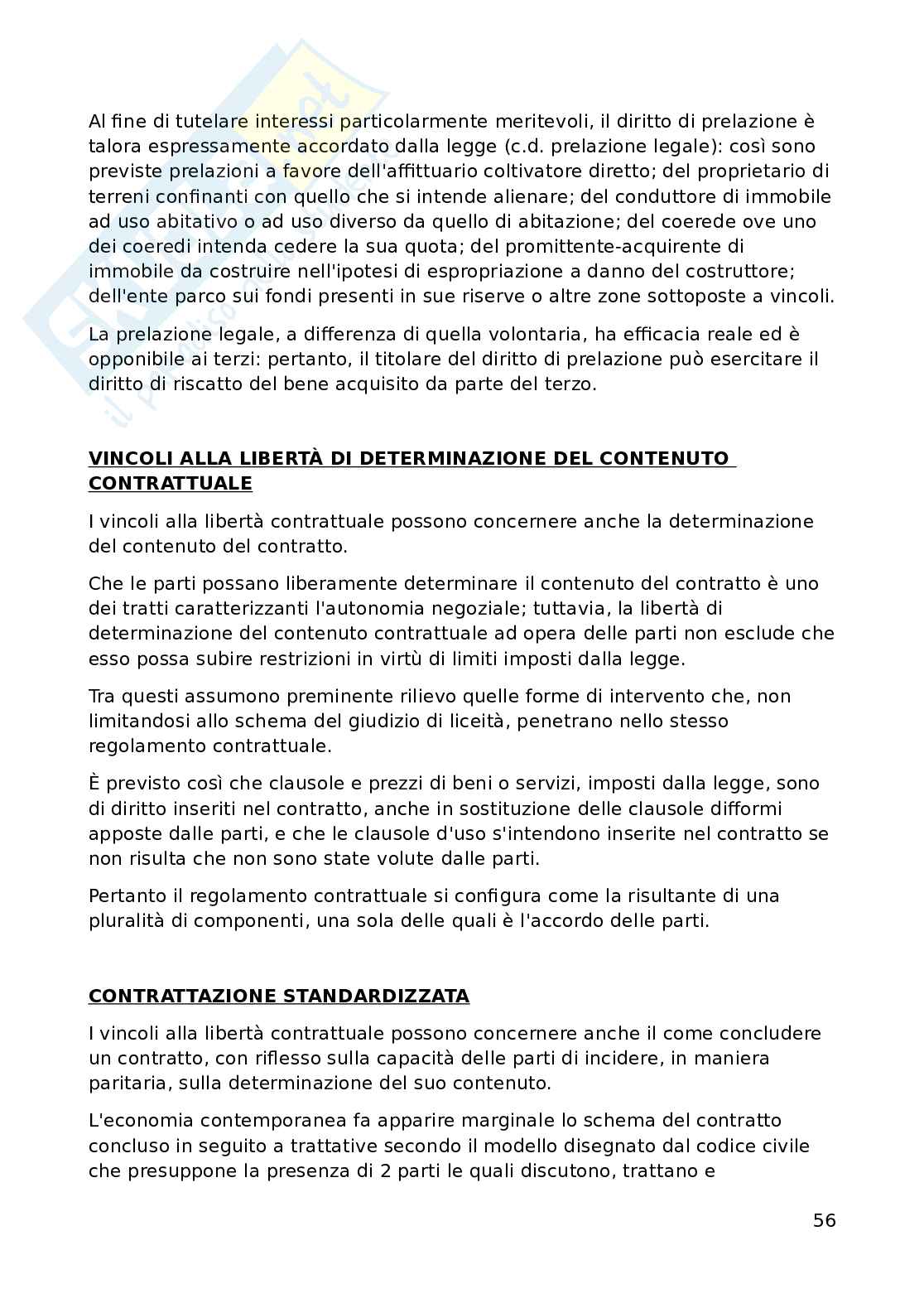 Appunti di Diritto dei contratti  Pag. 56