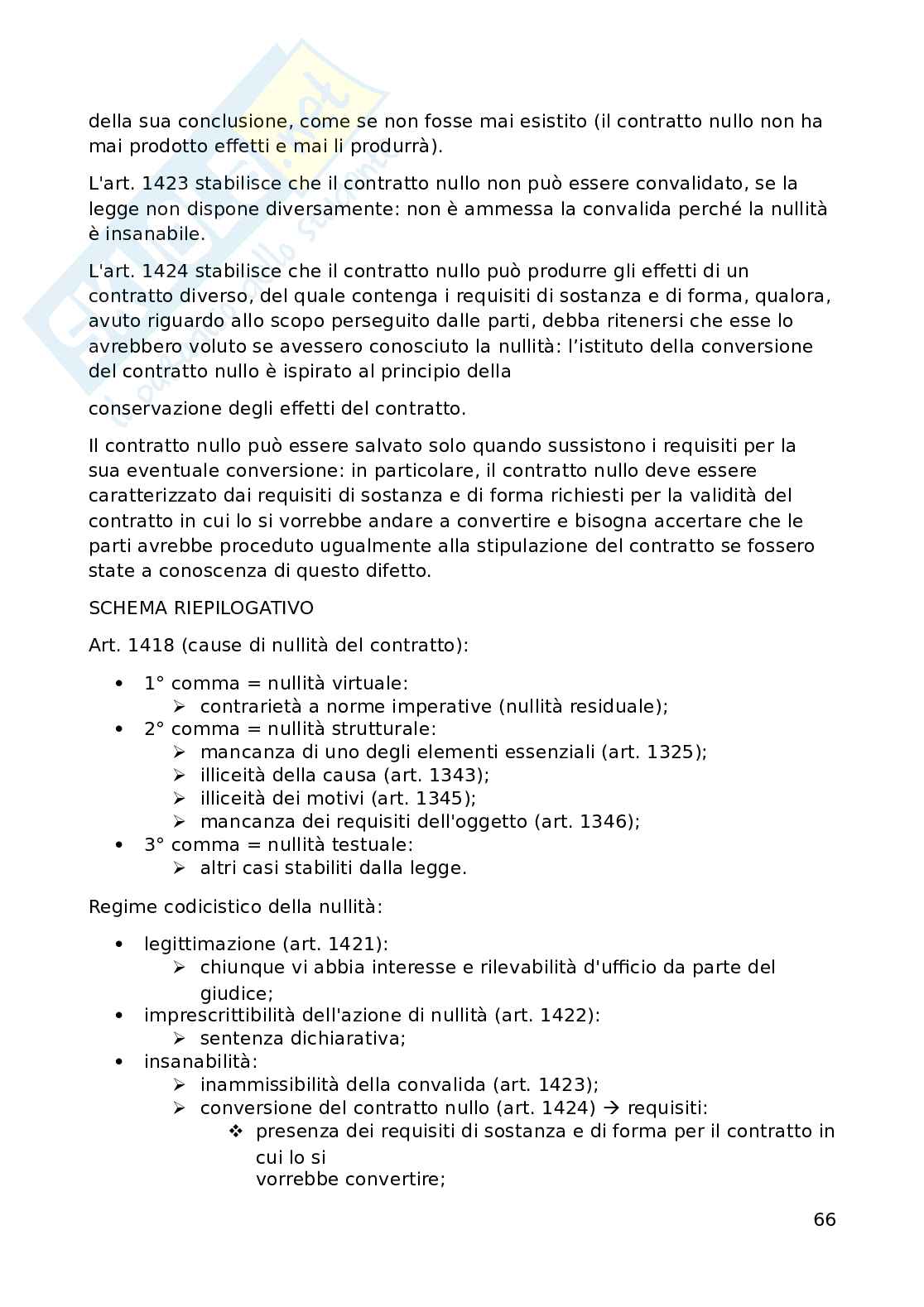 Appunti di Diritto dei contratti  Pag. 66