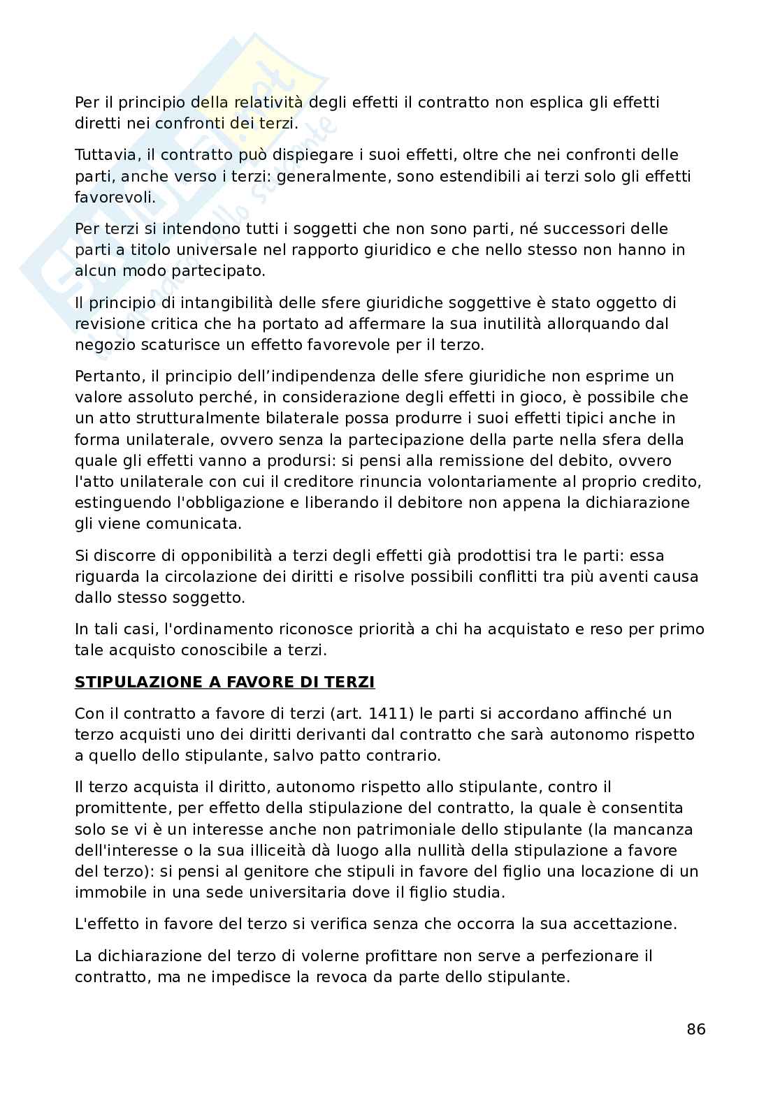 Appunti di Diritto dei contratti  Pag. 86