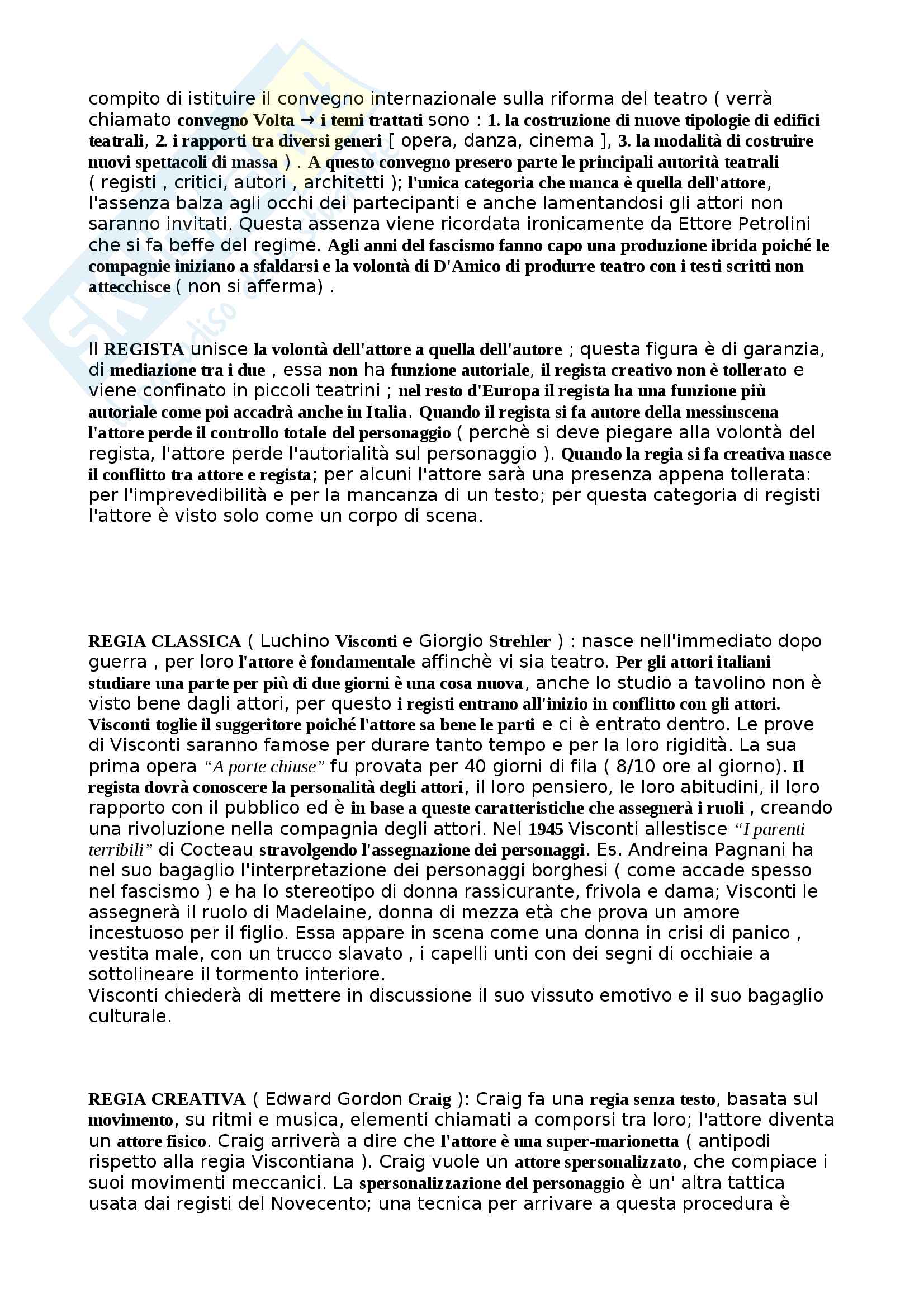 Storia del teatro: riassunti, appunti, analisi integrate di immagini + Vittorio Gassman + Carmelo Bene Pag. 16