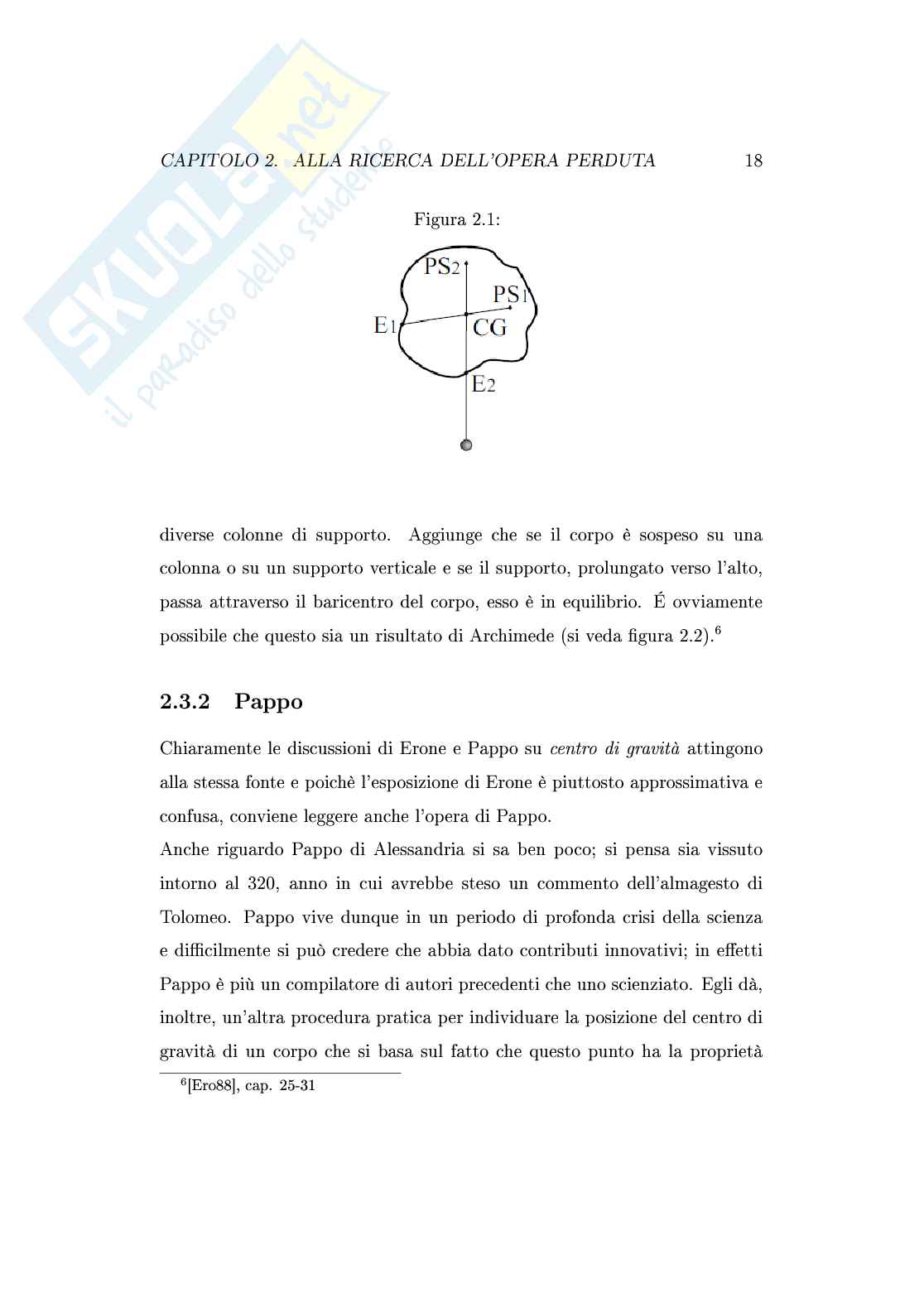 De gravitatis centro, definizioni implicite attraverso i postulati Pag. 21