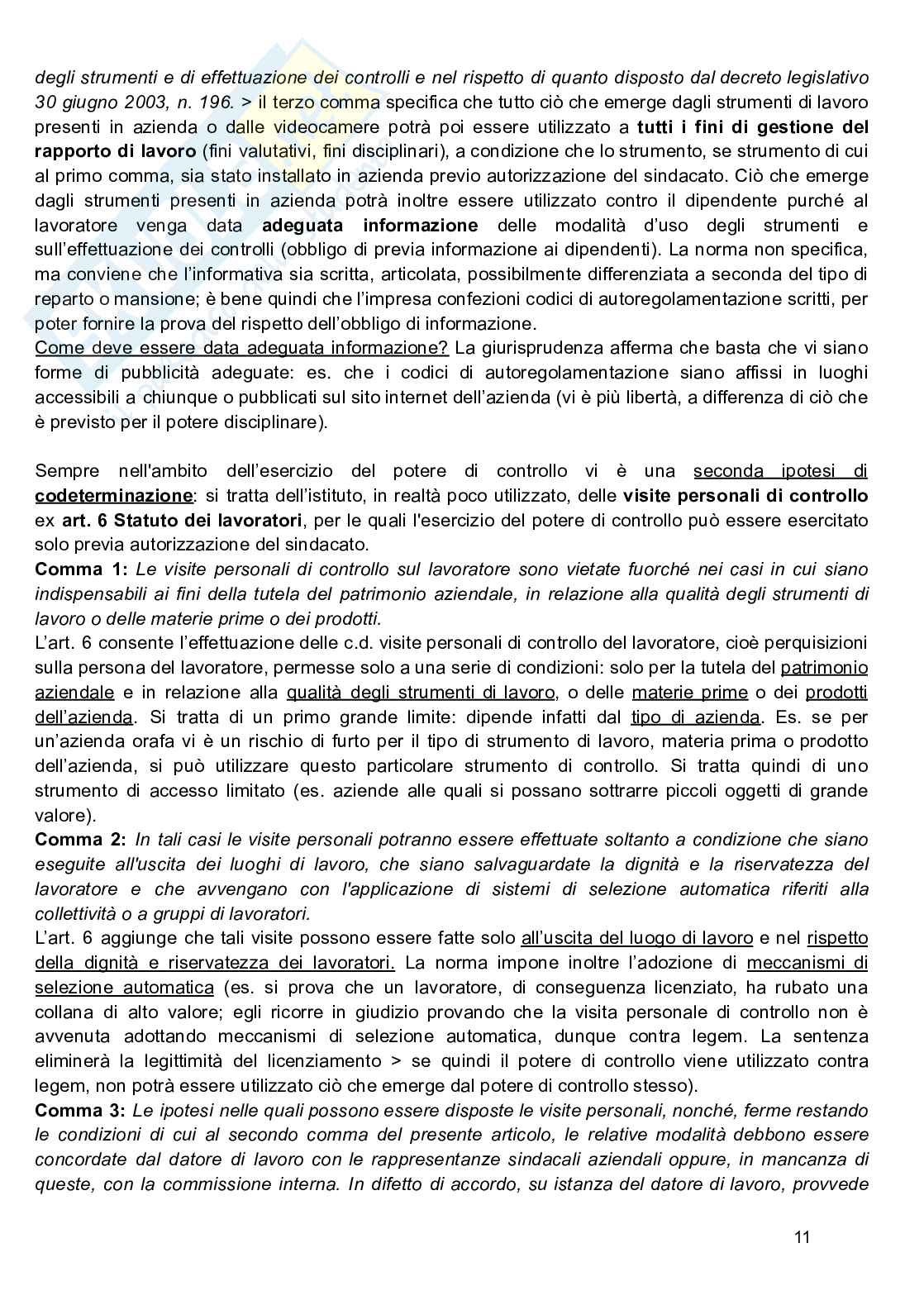 Appunti Diritto del lavoro Pag. 11