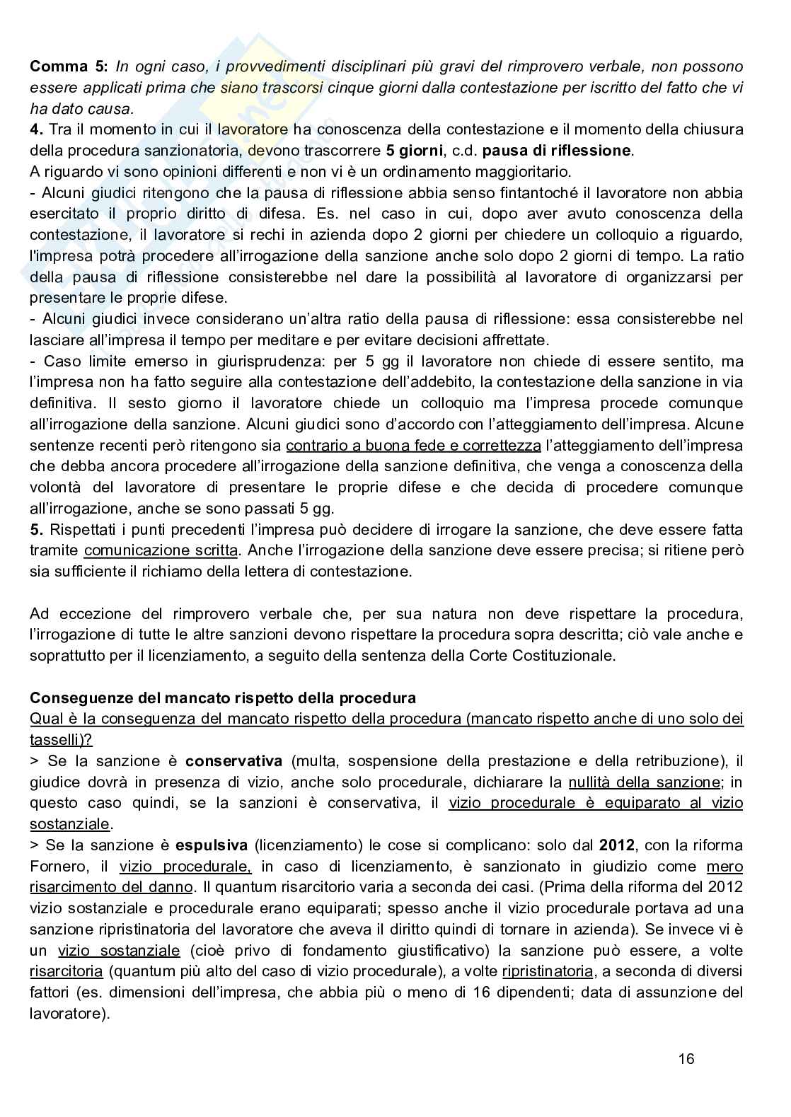 Appunti Diritto del lavoro Pag. 16