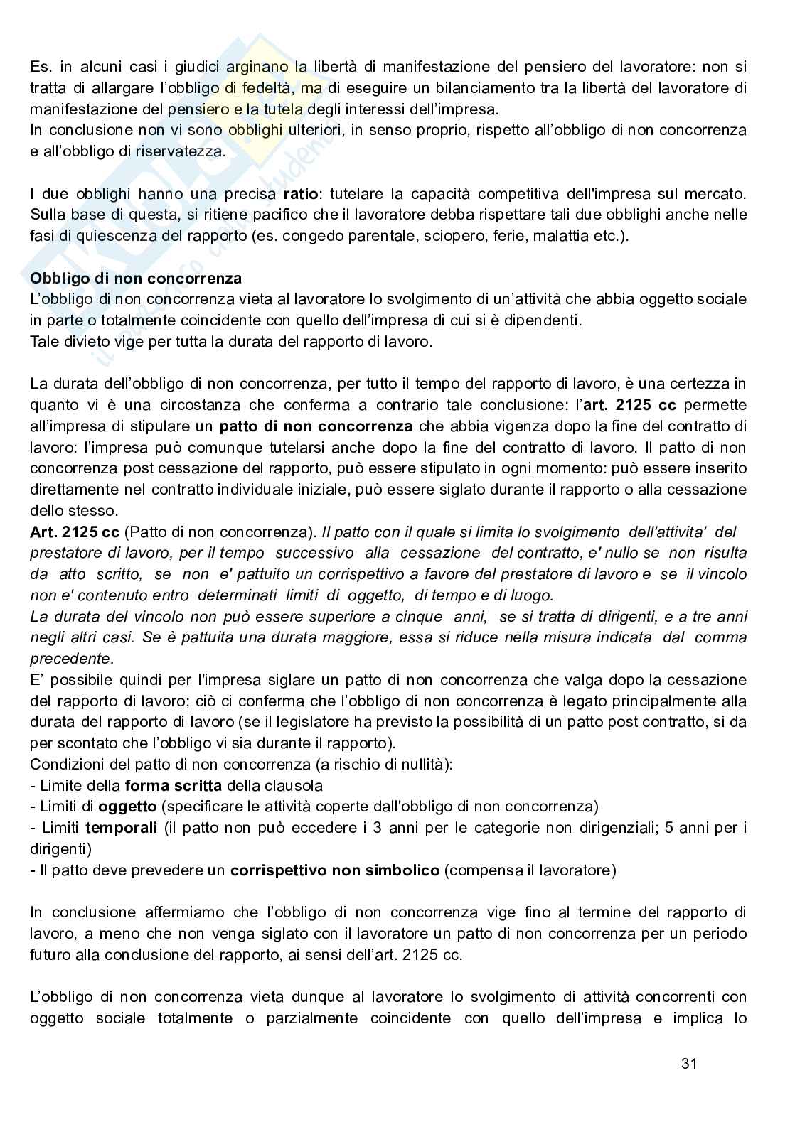 Appunti Diritto del lavoro Pag. 31