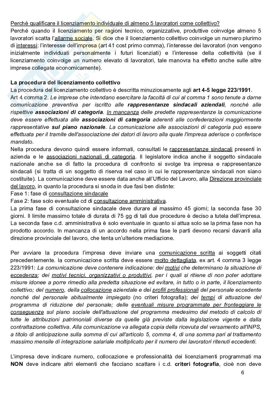 Appunti Diritto del lavoro Pag. 6