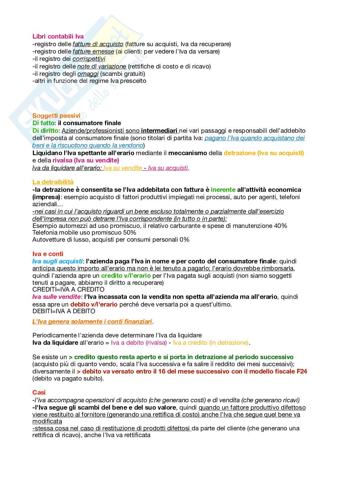 Riassunto esame Contabilità e bilancio, Prof. Di Berardino Daniela, libro consigliato Le rilevazioni sistematiche in contabilità generale, il bilancio di esercizio, F. De Luca, G. Paolone Pag. 31