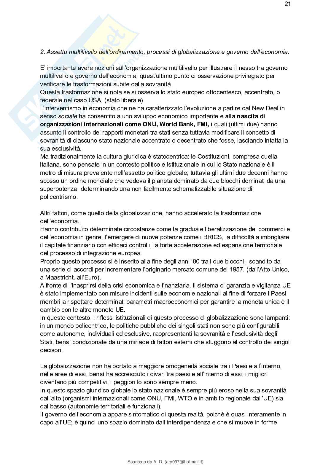 Diritto pubblico dell'economia Pag. 21