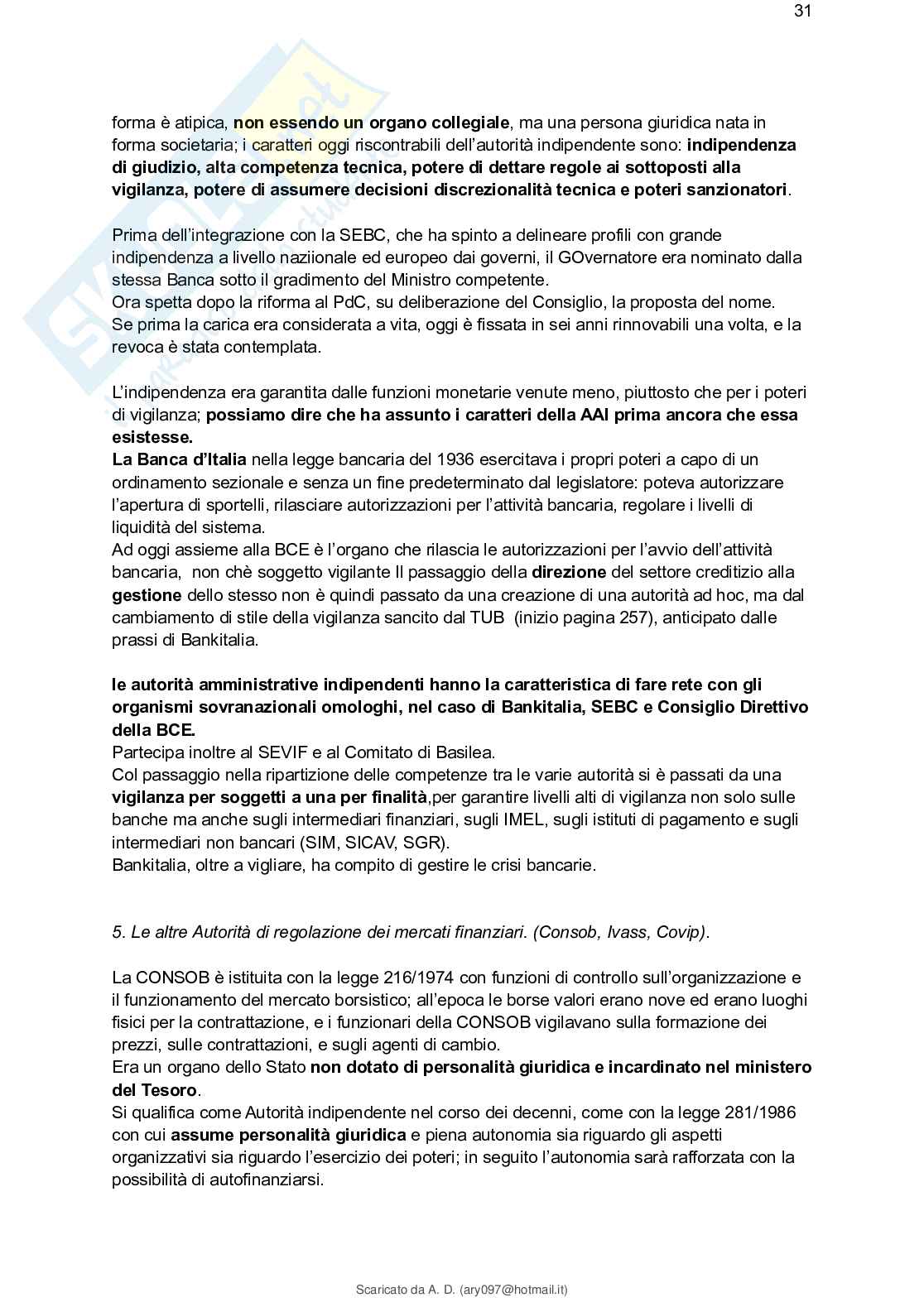 Diritto pubblico dell'economia Pag. 31