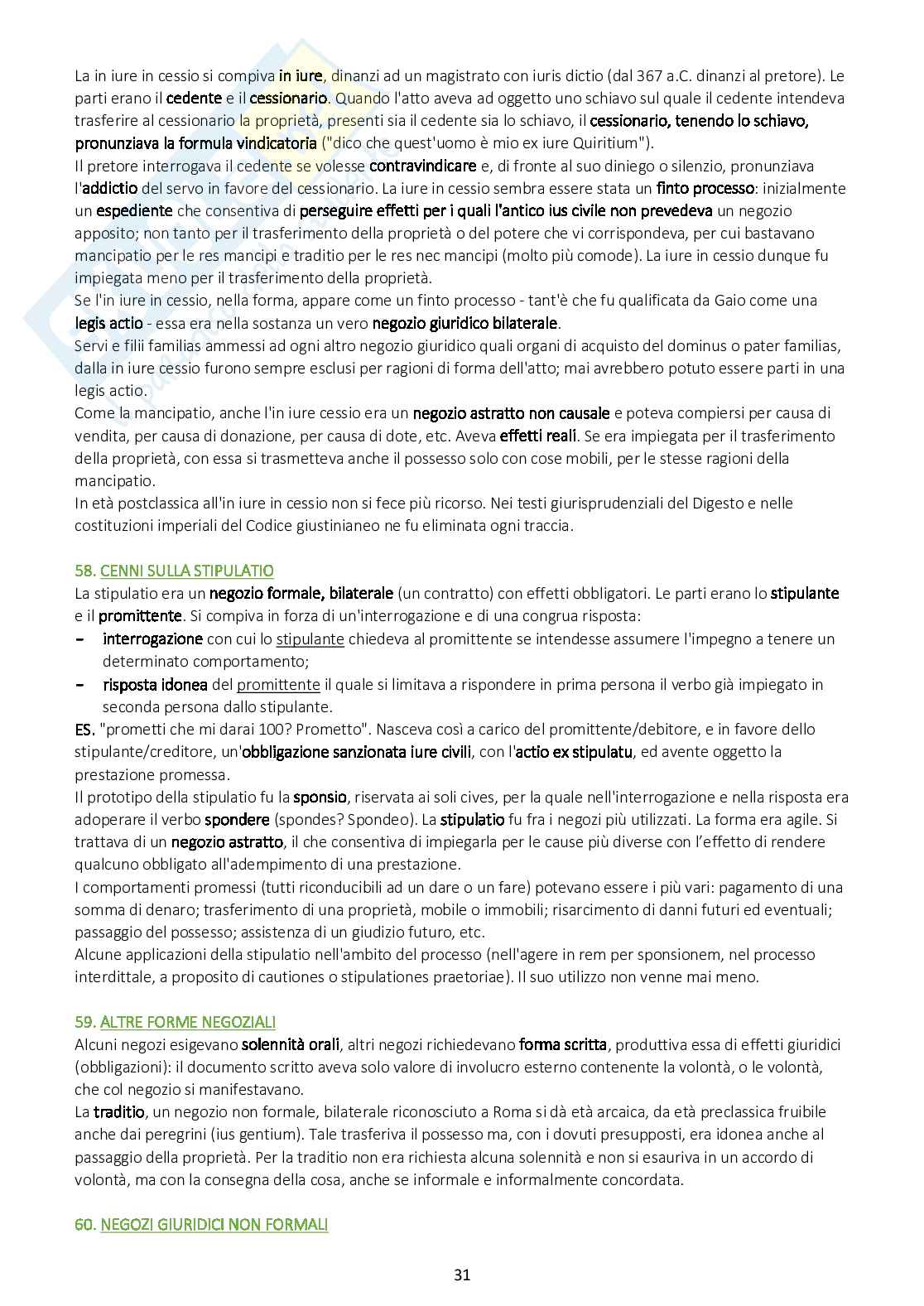 Istituzioni di diritto romano Pag. 31