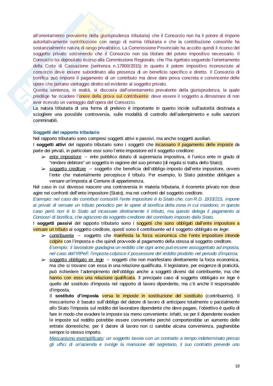 Appunti di Diritto tributario e metodi di accertamento (completi) Pag. 11