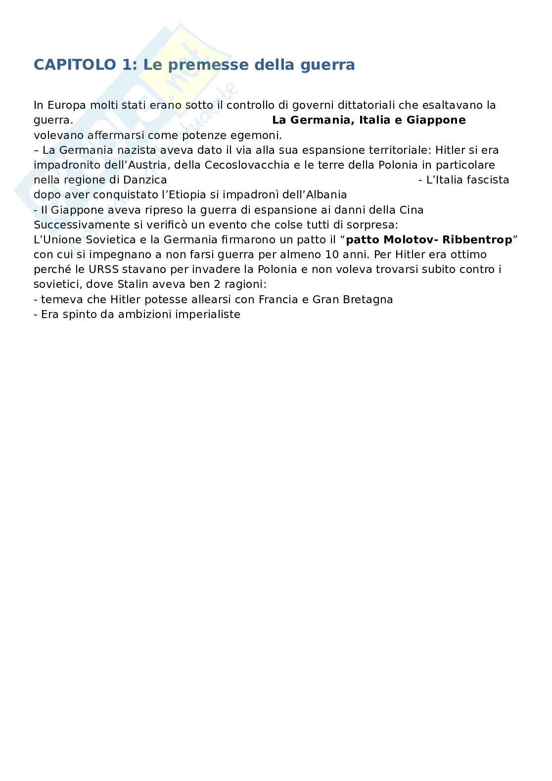 Appunti Storia contemporanea Pag. 1