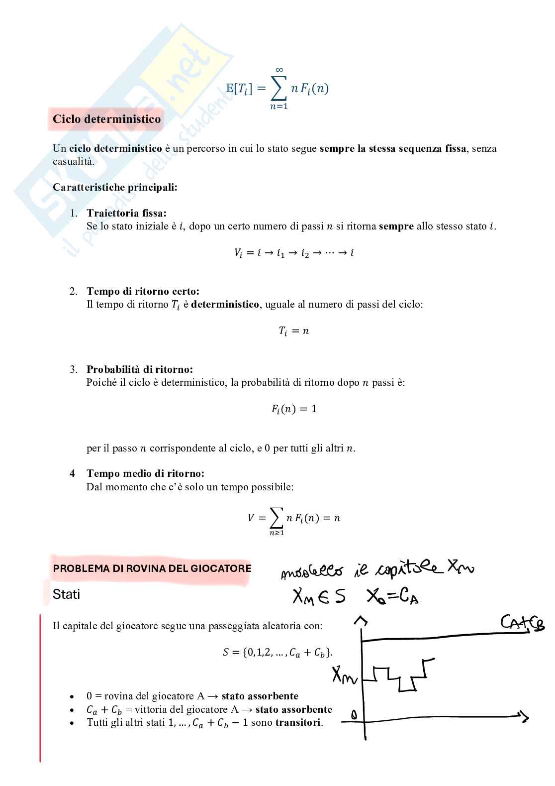 Probabilità di ritorno Pag. 6