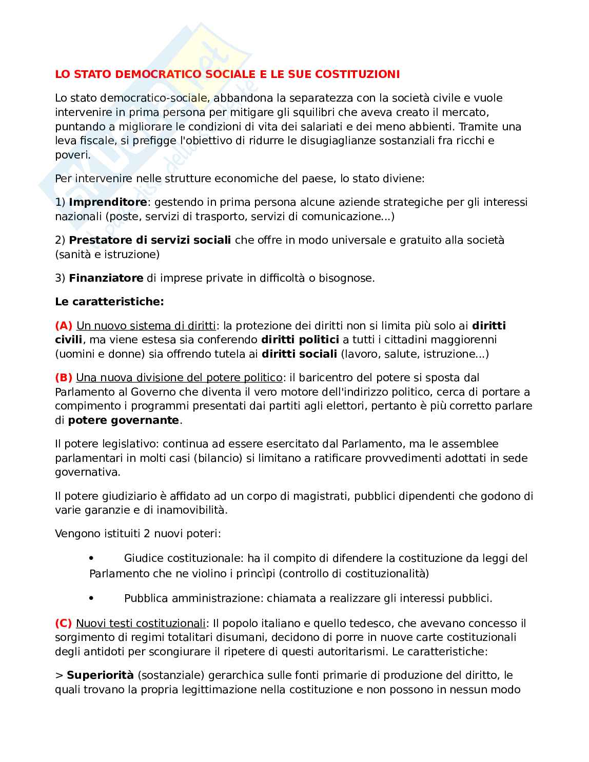 Diritto costituzionale - prima parte Pag. 16
