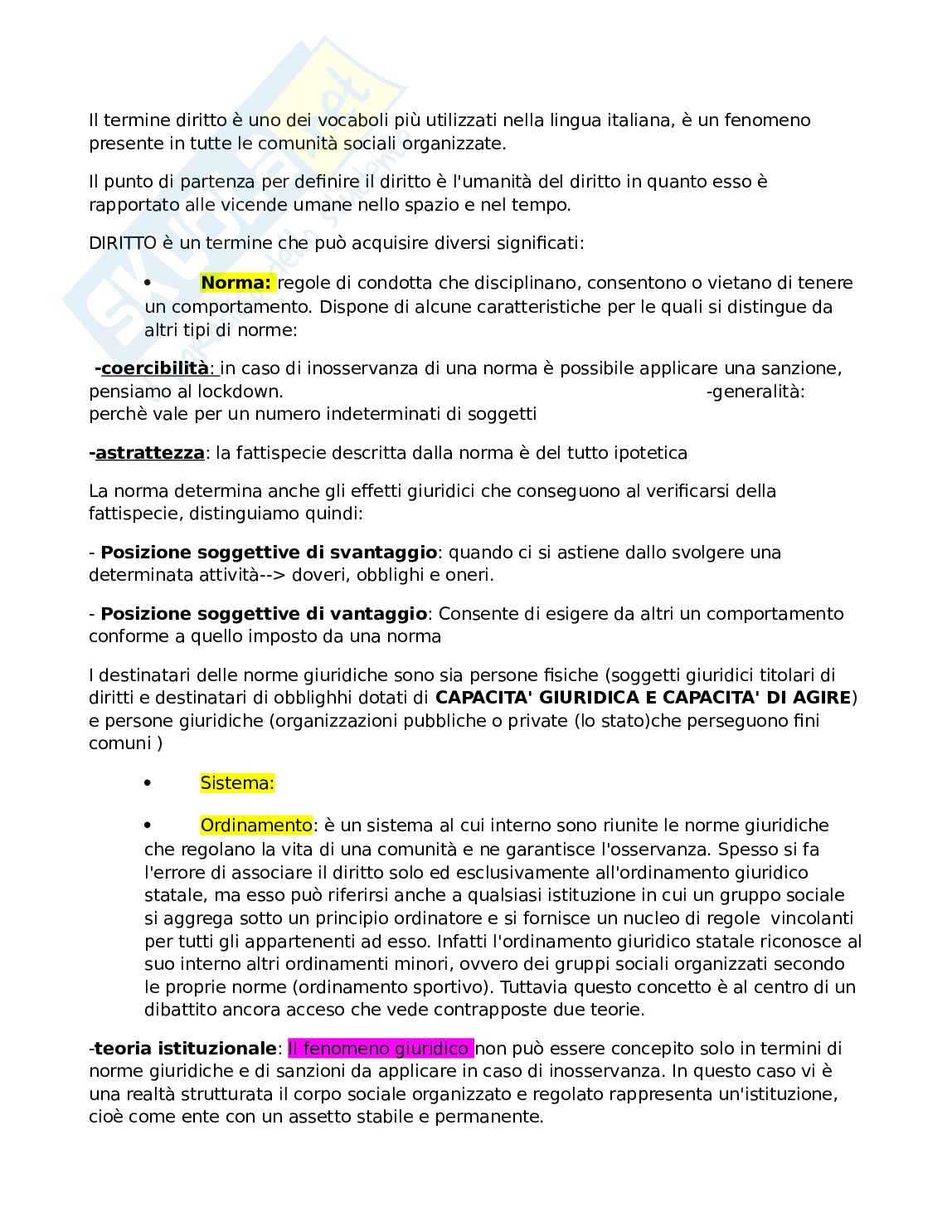 Diritto costituzionale - prima parte Pag. 2