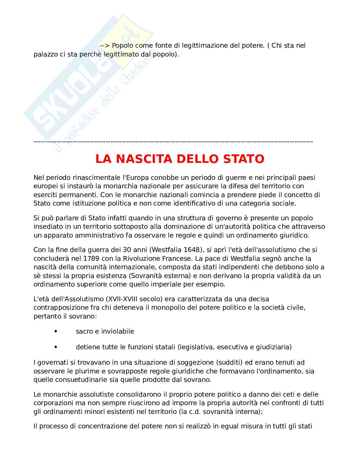 Diritto costituzionale - prima parte Pag. 6