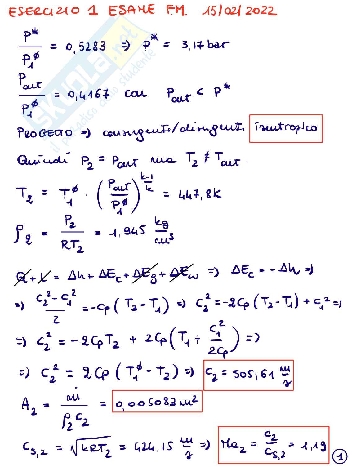 Simulazioni esercizi esame Fondamenti di macchine Pag. 46
