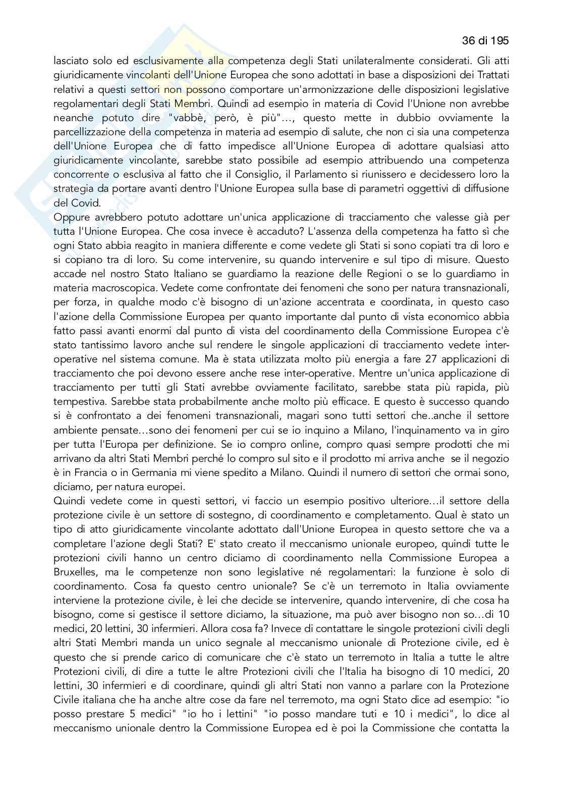 Diritto dell'Unione Europea Pag. 36