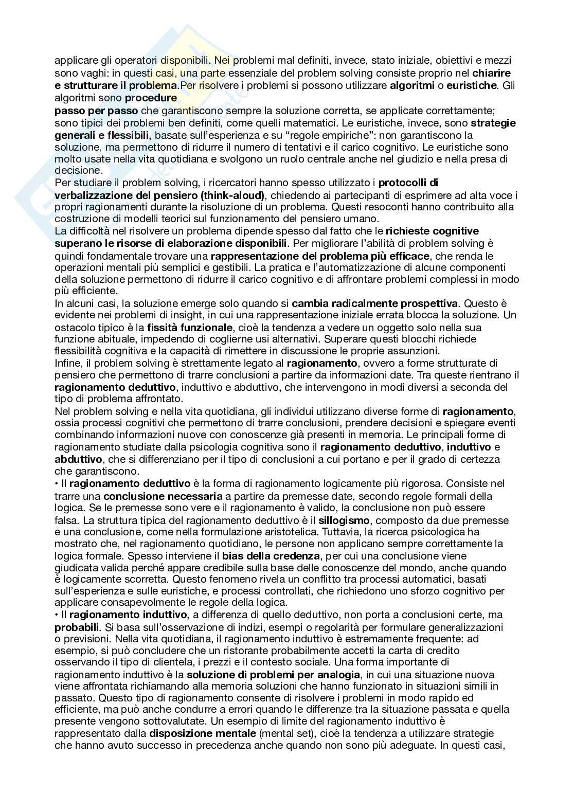 Appunti di Psicologia generale sulla memoria  Pag. 11