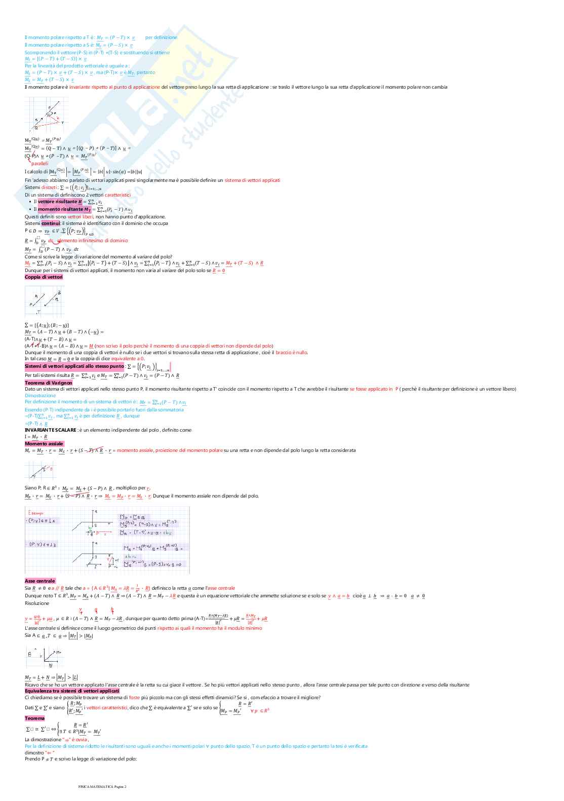 Fisica matematica  Pag. 2