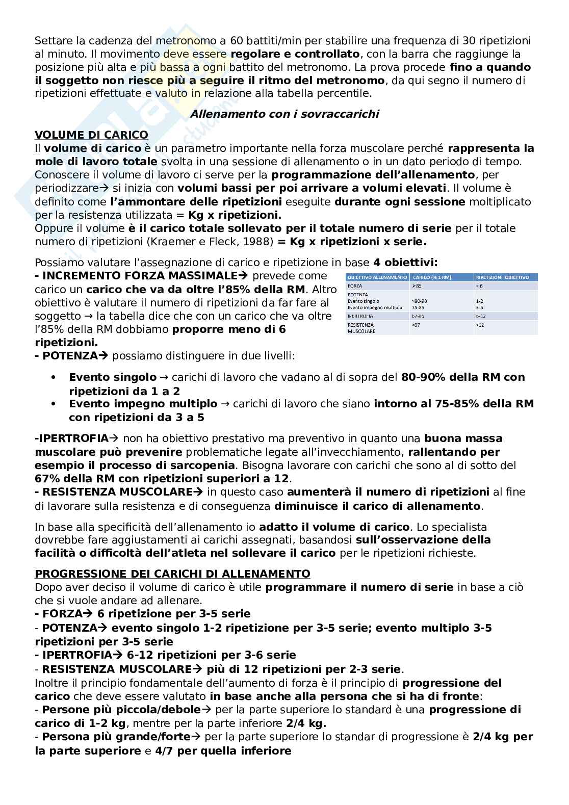 Fitness e attività motorie per la salute - Appunti lezione Pag. 31
