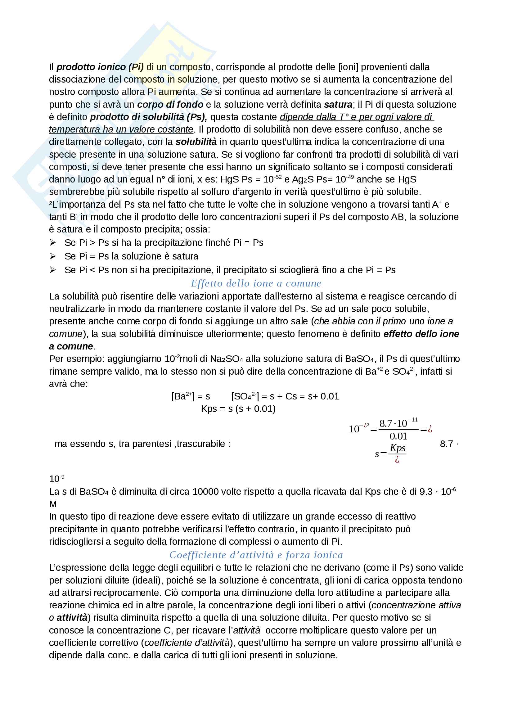Analisi Chimico Farmaceutica e Tossicologica I Pag. 6