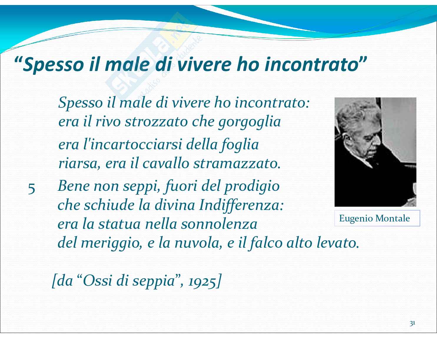 Lo spazio: quello d'attacco e quello di rete Pag. 31