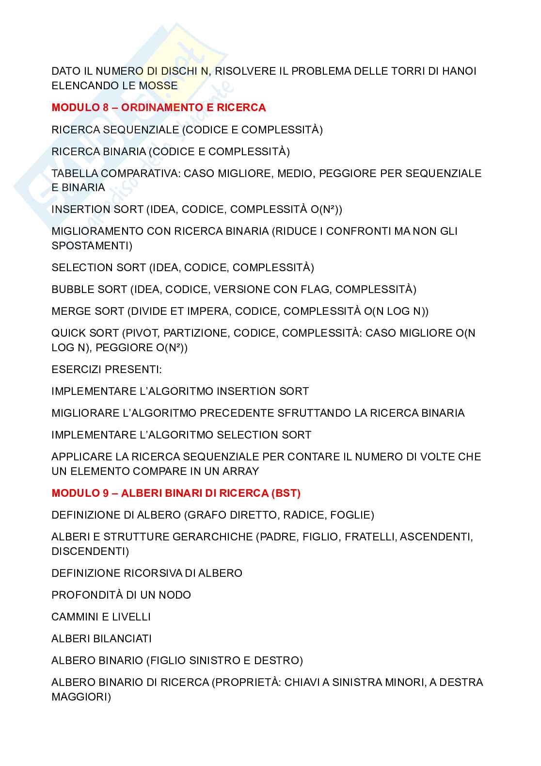 Programmazione 2 completa Pag. 6