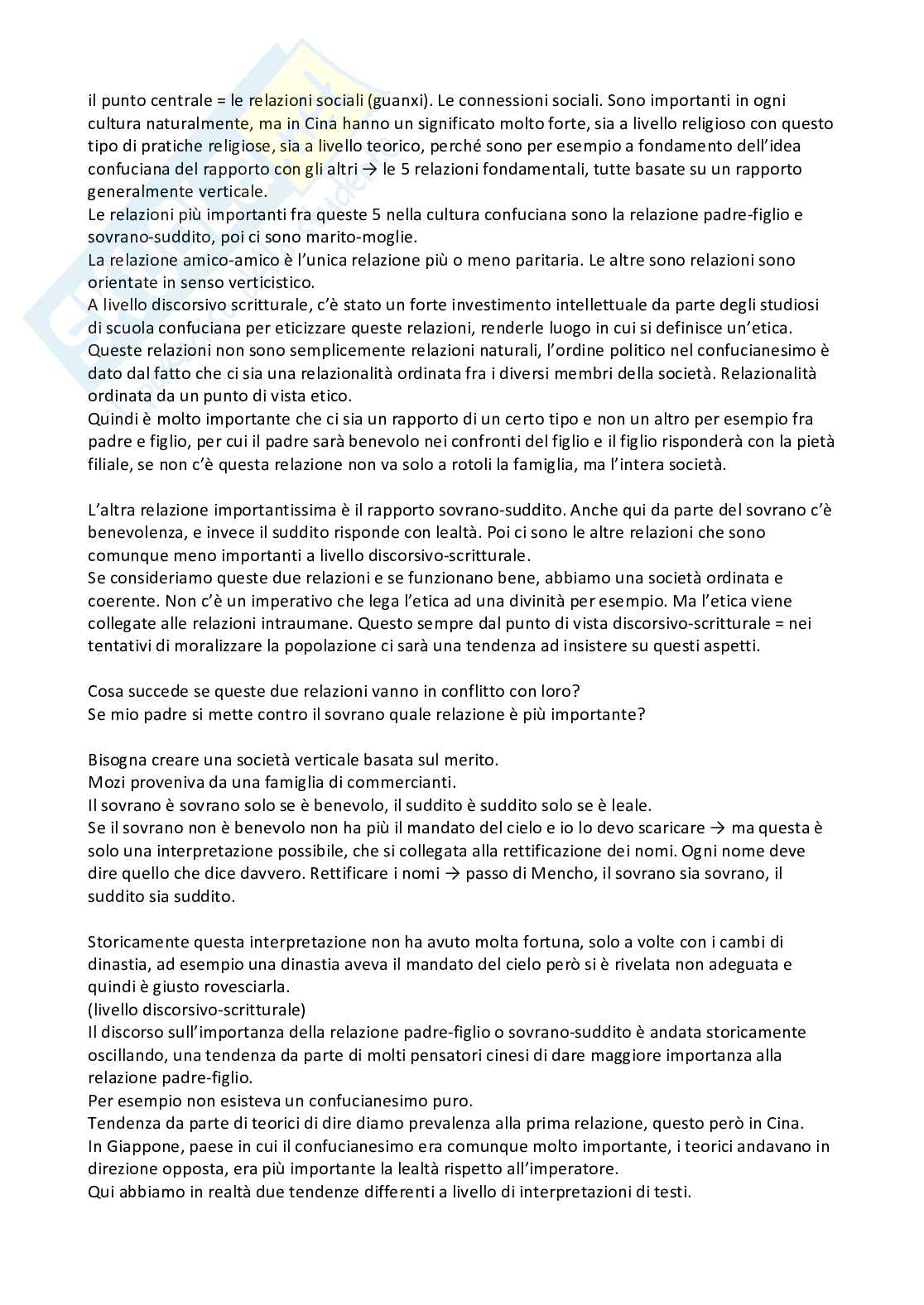 Appunti lezioni completi Religioni e filosofia dell'Asia orientale Pag. 16