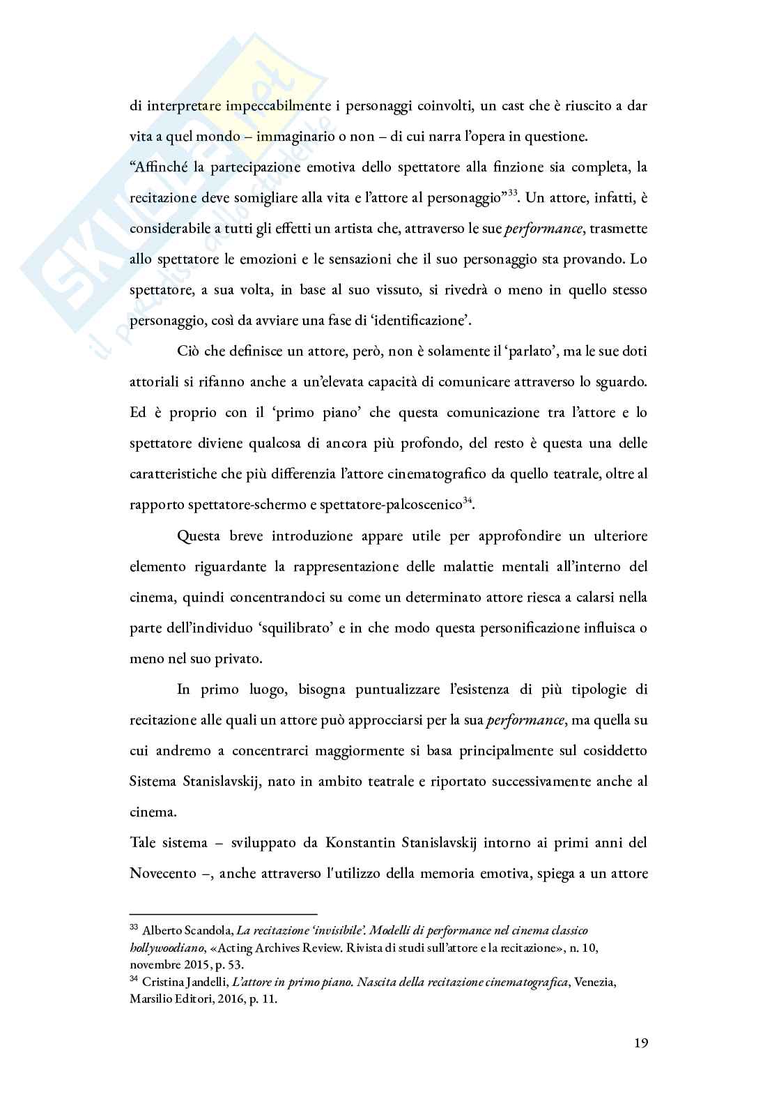 Declinazioni del disturbo della personalità e la sua rappresentazione nel cinema: dalla sala cinematografica alla cura Pag. 21