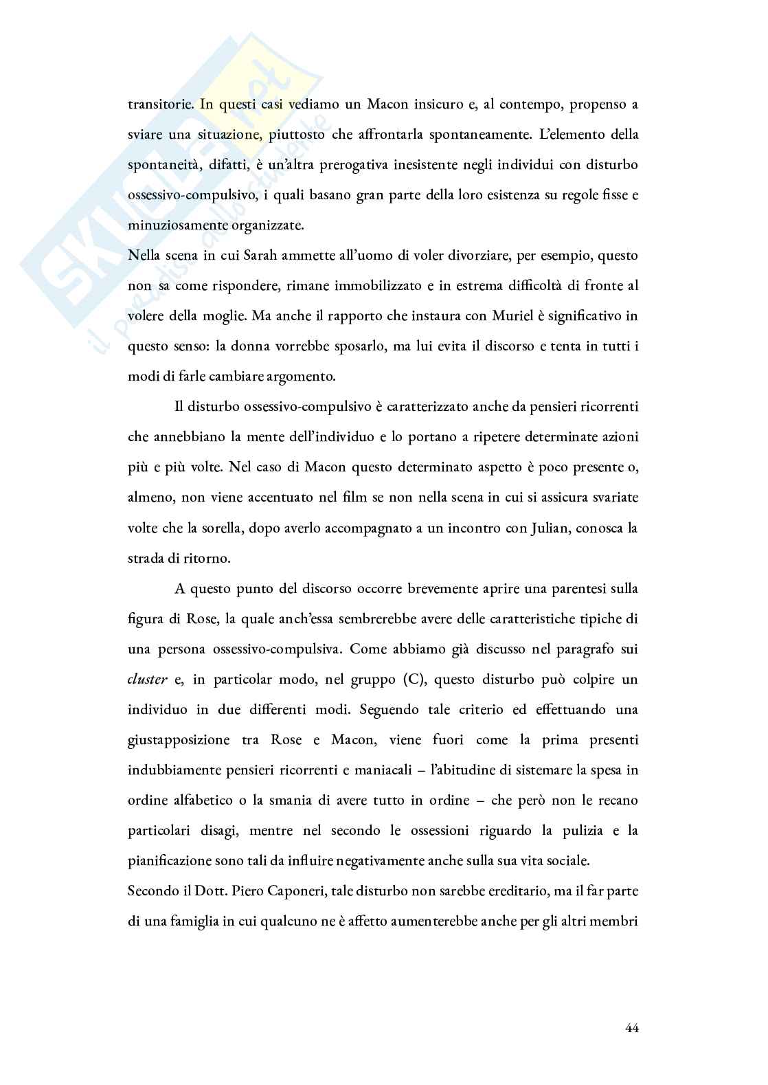 Declinazioni del disturbo della personalità e la sua rappresentazione nel cinema: dalla sala cinematografica alla cura Pag. 46