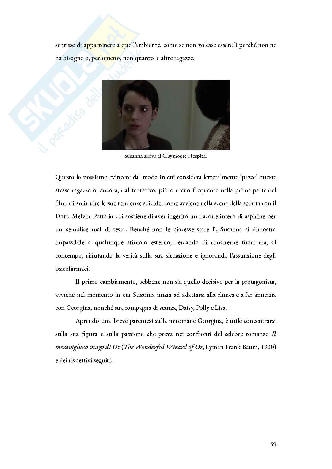 Declinazioni del disturbo della personalità e la sua rappresentazione nel cinema: dalla sala cinematografica alla cura Pag. 61