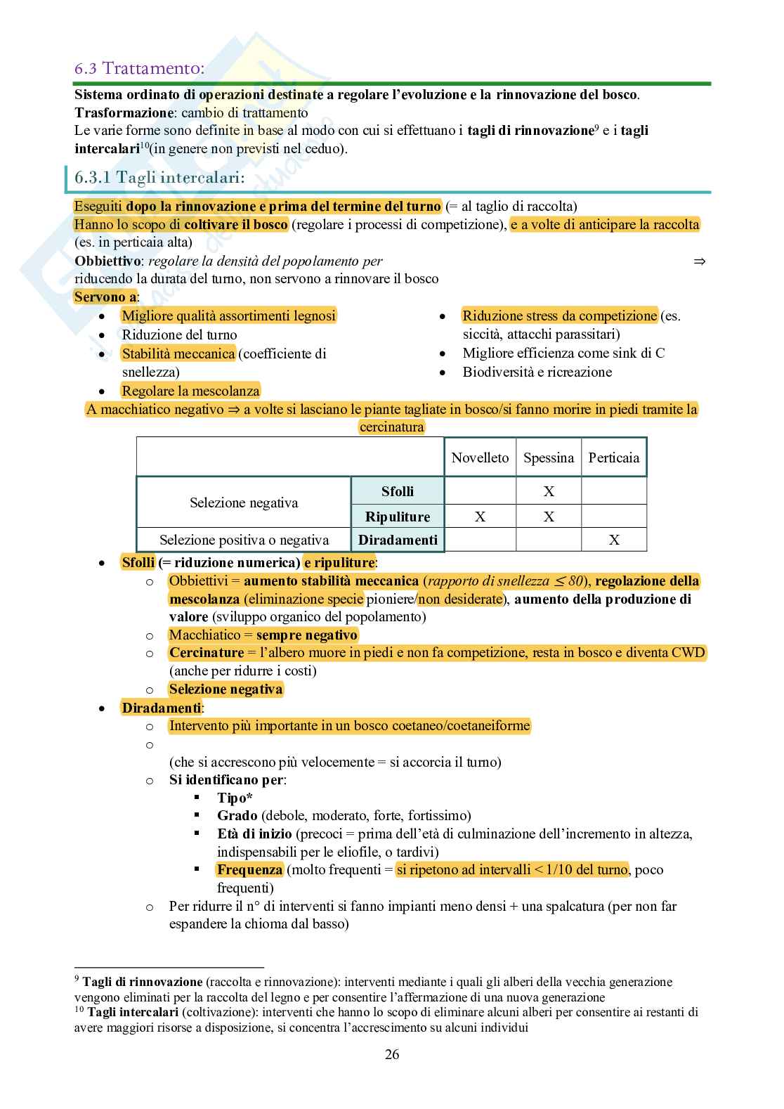 Selvicoltura generale Pag. 26