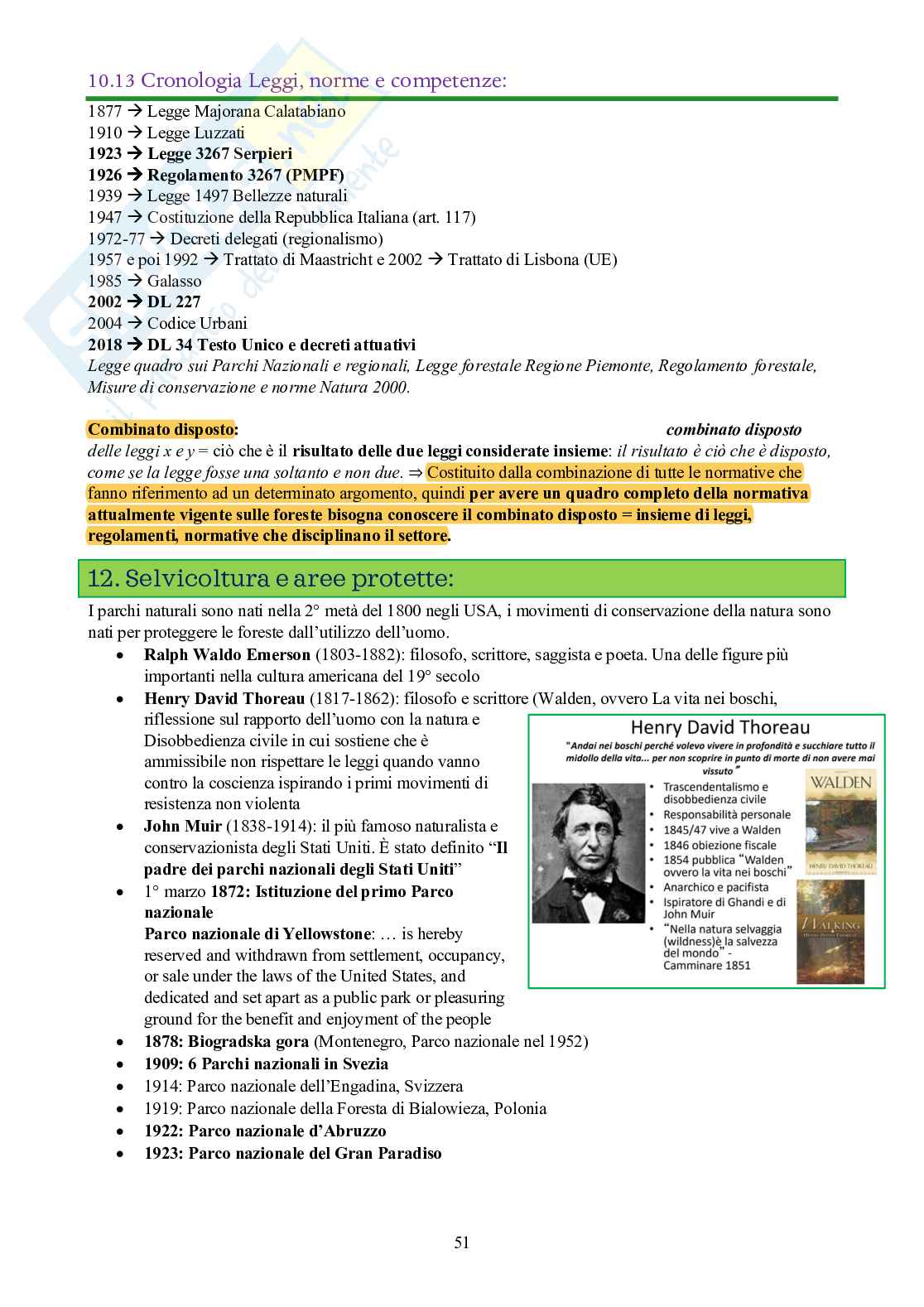 Selvicoltura generale Pag. 51