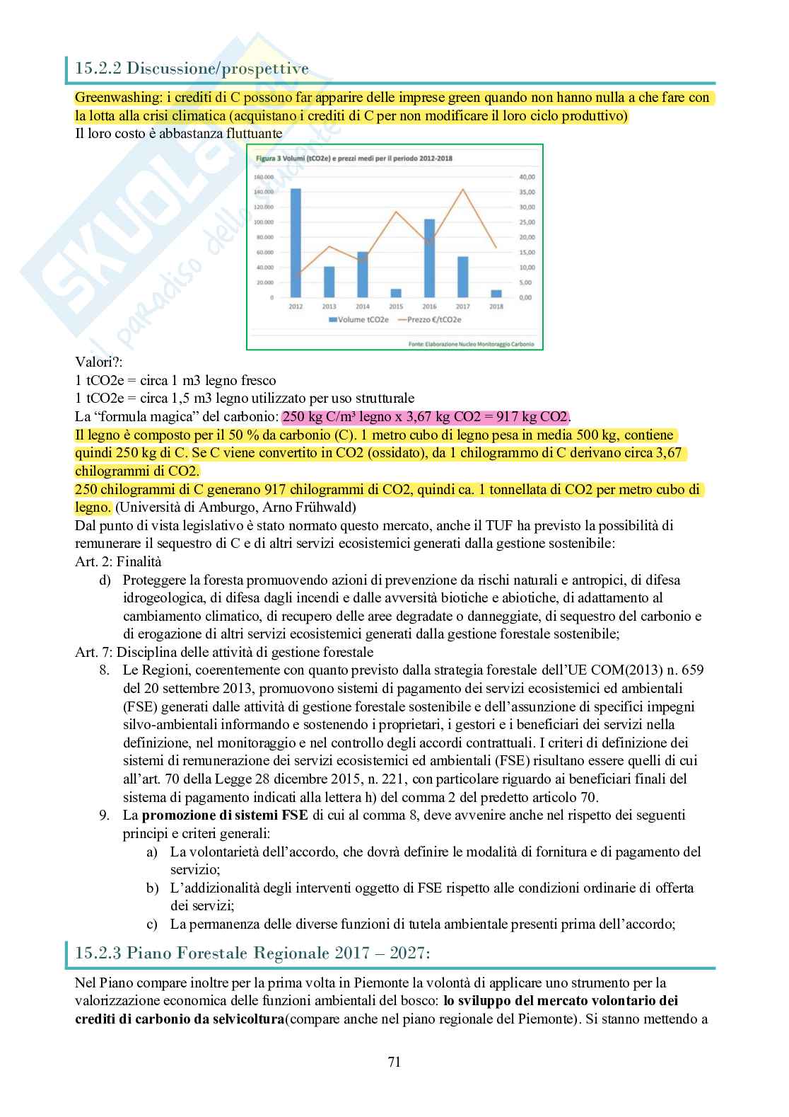 Selvicoltura generale Pag. 71