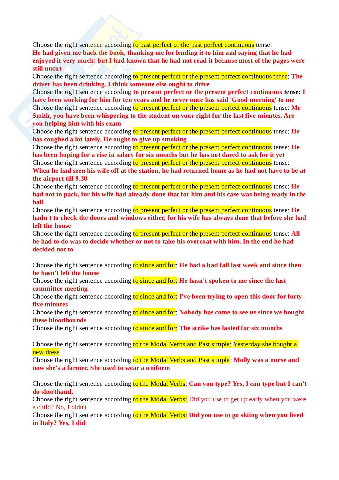 Lingua straniera inglese Pag. 6