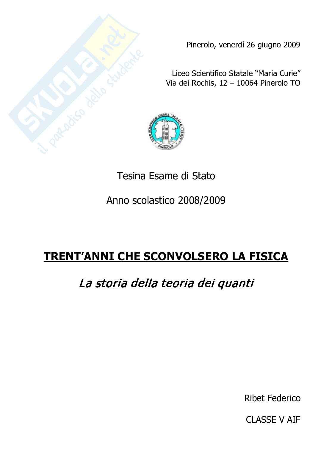 Trent'anni che sconvolsero la fisica Pag. 1