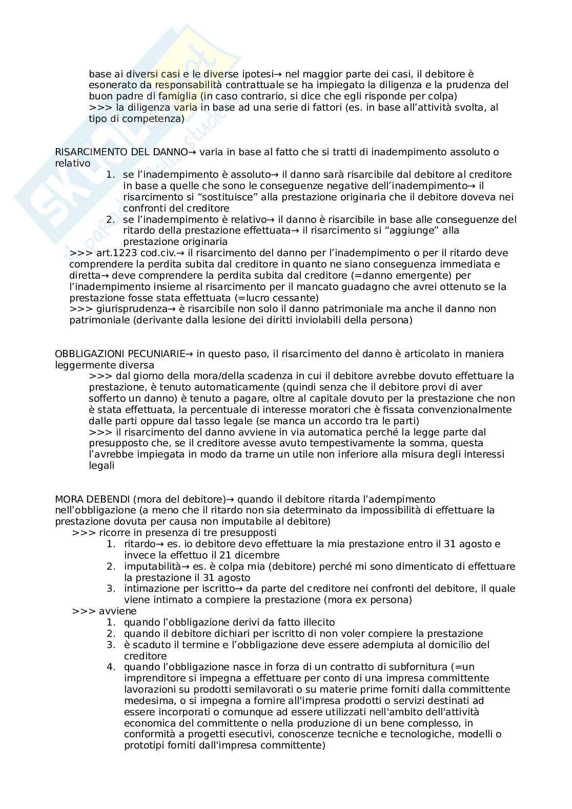 Riassunto esame Diritto privato, Prof. Filippo Sartori, libro consigliato Manuale di diritto privato, Torrente, Schlesinger Pag. 11
