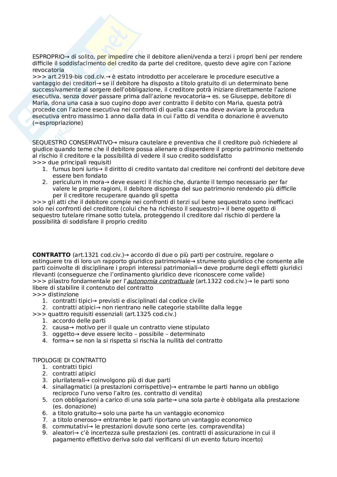 Riassunto esame Diritto privato, Prof. Filippo Sartori, libro consigliato Manuale di diritto privato, Torrente, Schlesinger Pag. 16