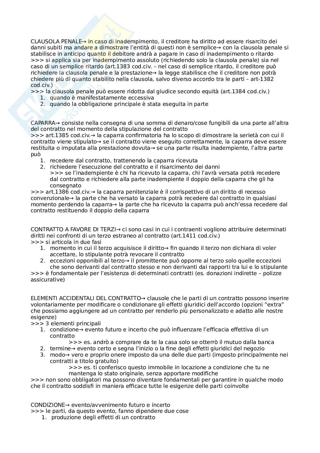 Riassunto esame Diritto privato, Prof. Filippo Sartori, libro consigliato Manuale di diritto privato, Torrente, Schlesinger Pag. 26
