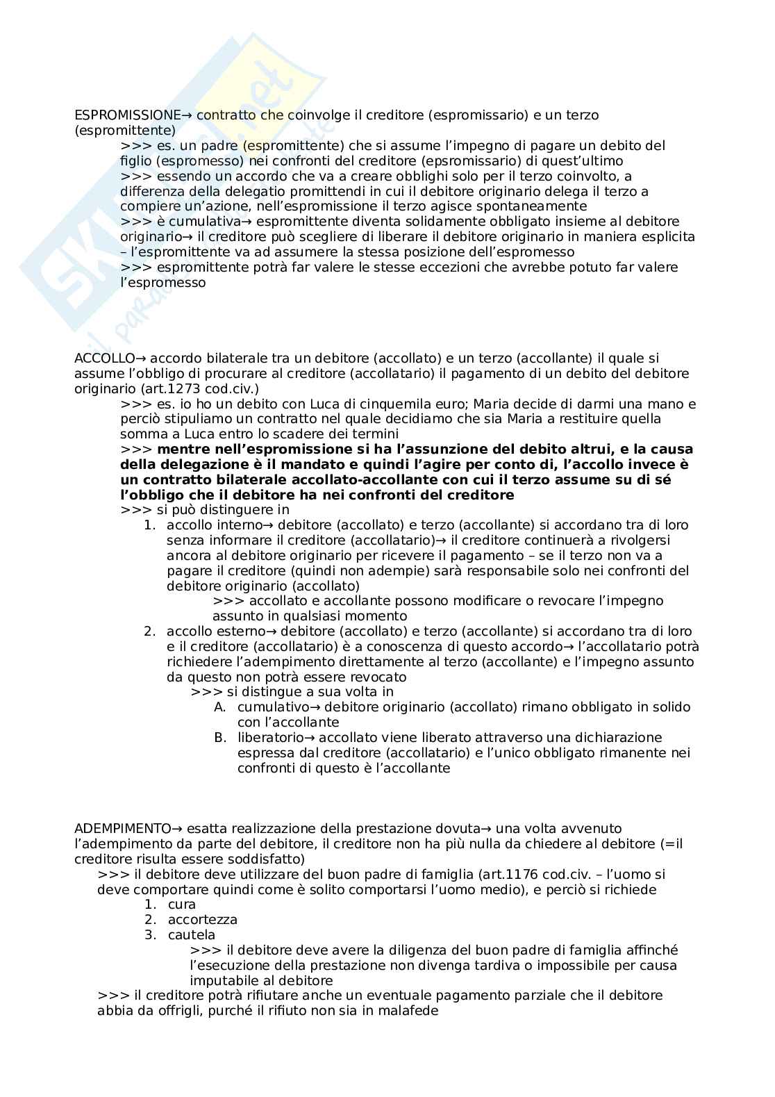 Riassunto esame Diritto privato, Prof. Filippo Sartori, libro consigliato Manuale di diritto privato, Torrente, Schlesinger Pag. 6