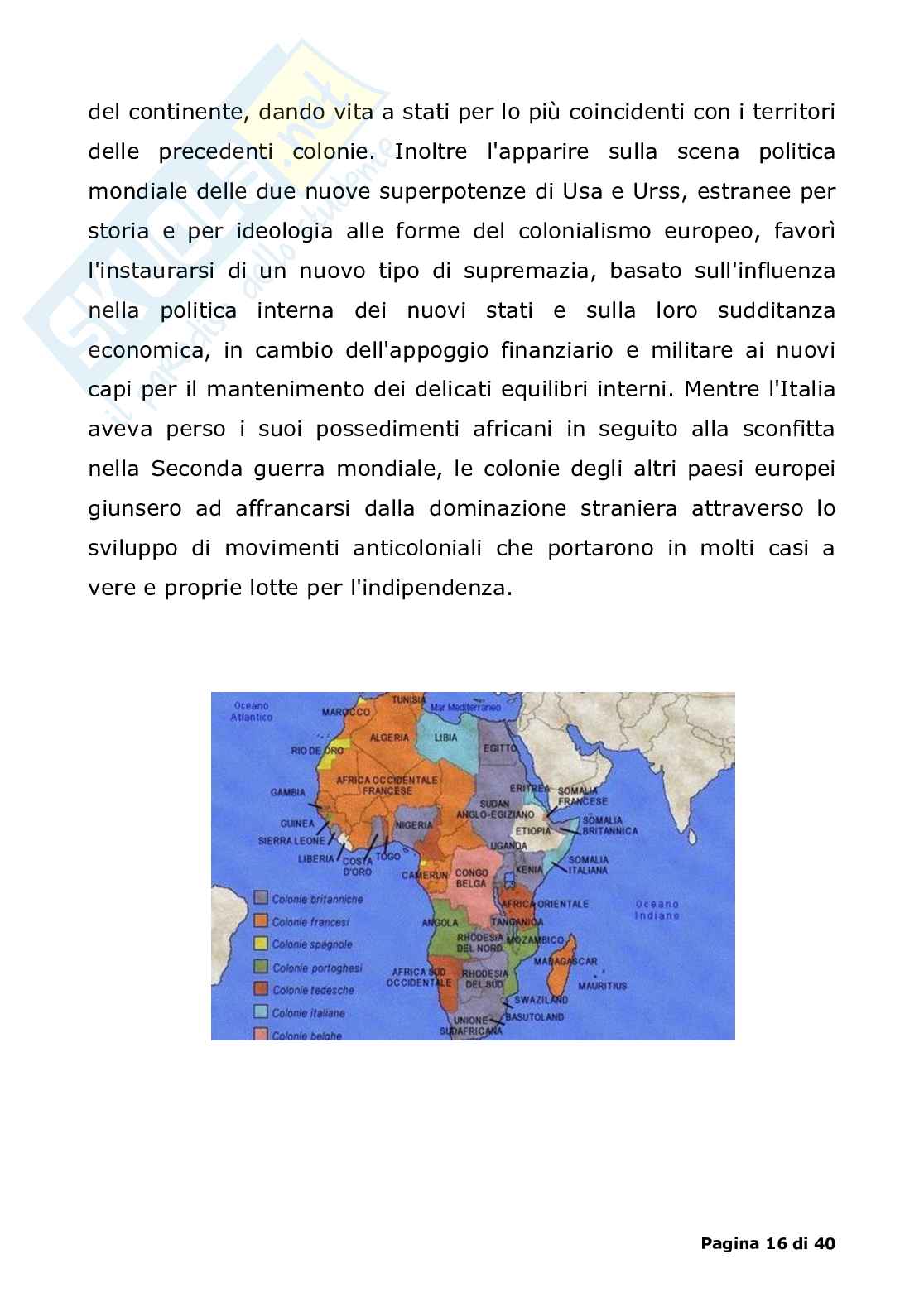 Africa: tesina esame terza media Pag. 21