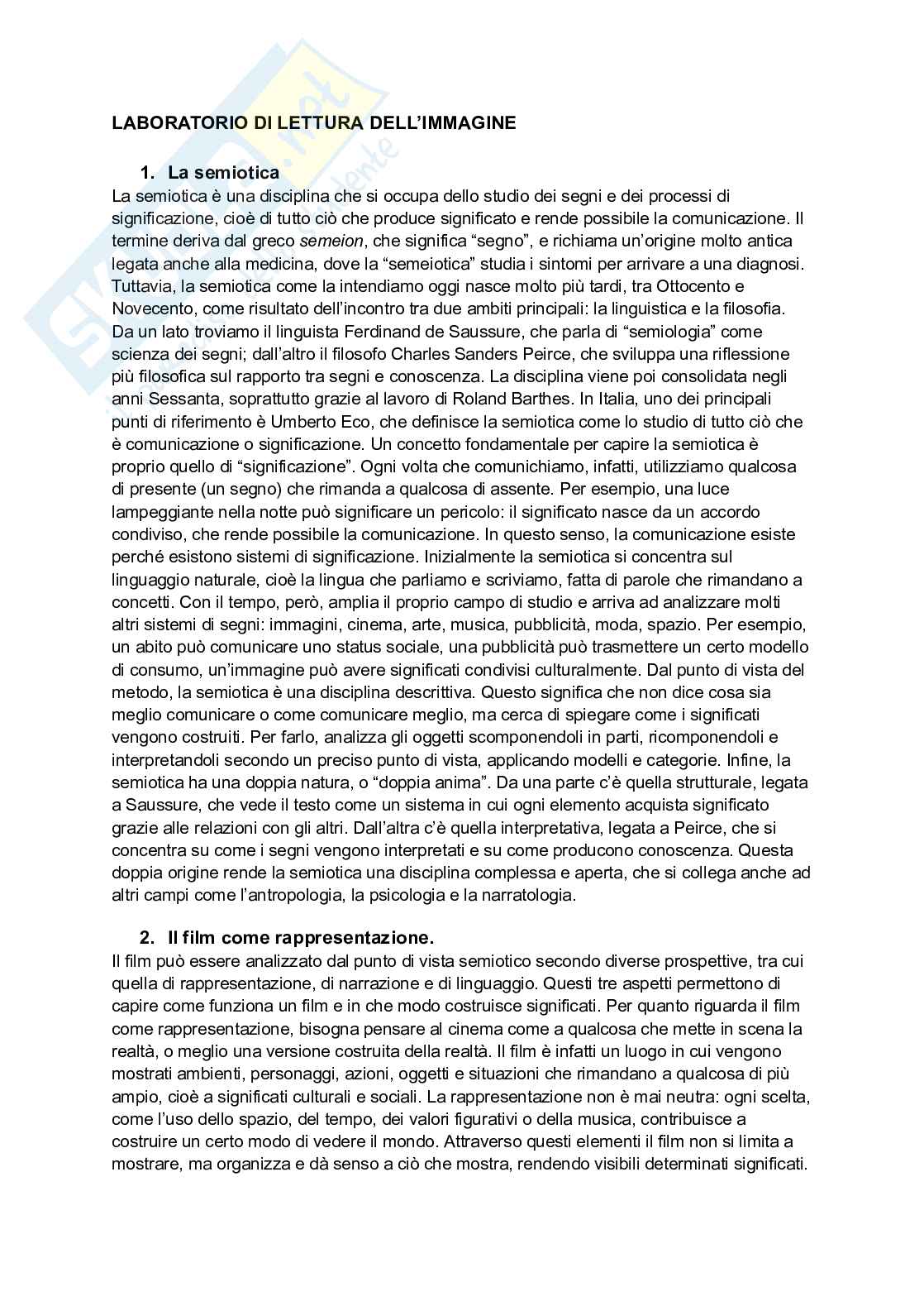 Laboratorio di lettura dell’immagine Pag. 1