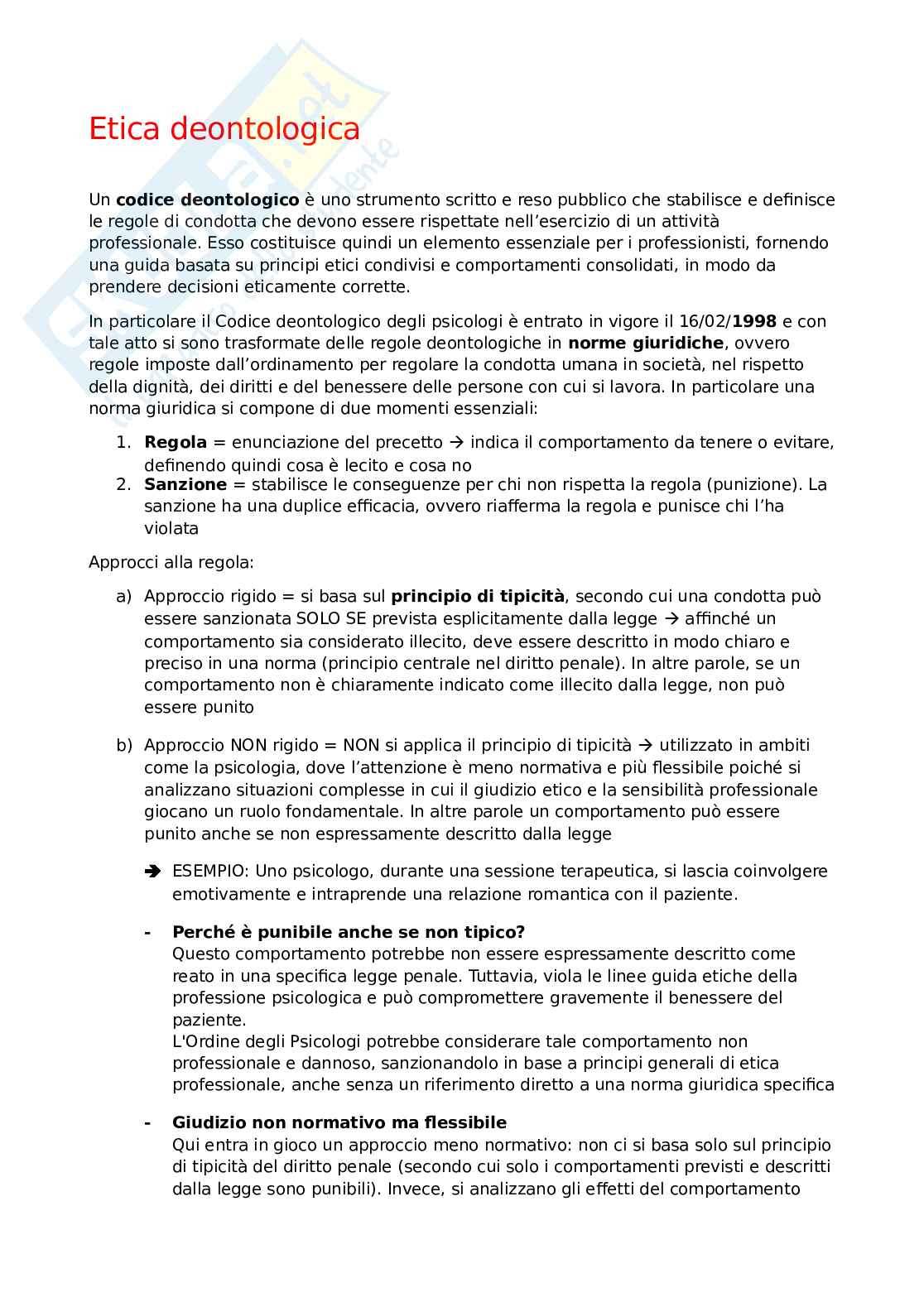 Schemi codice deontologico Pag. 1