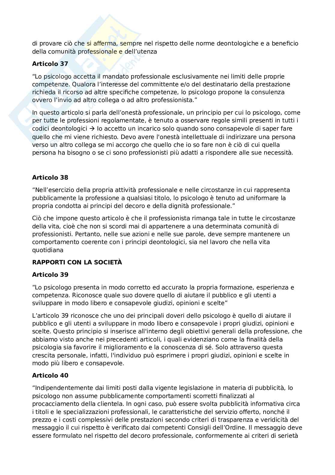 Schemi codice deontologico Pag. 41