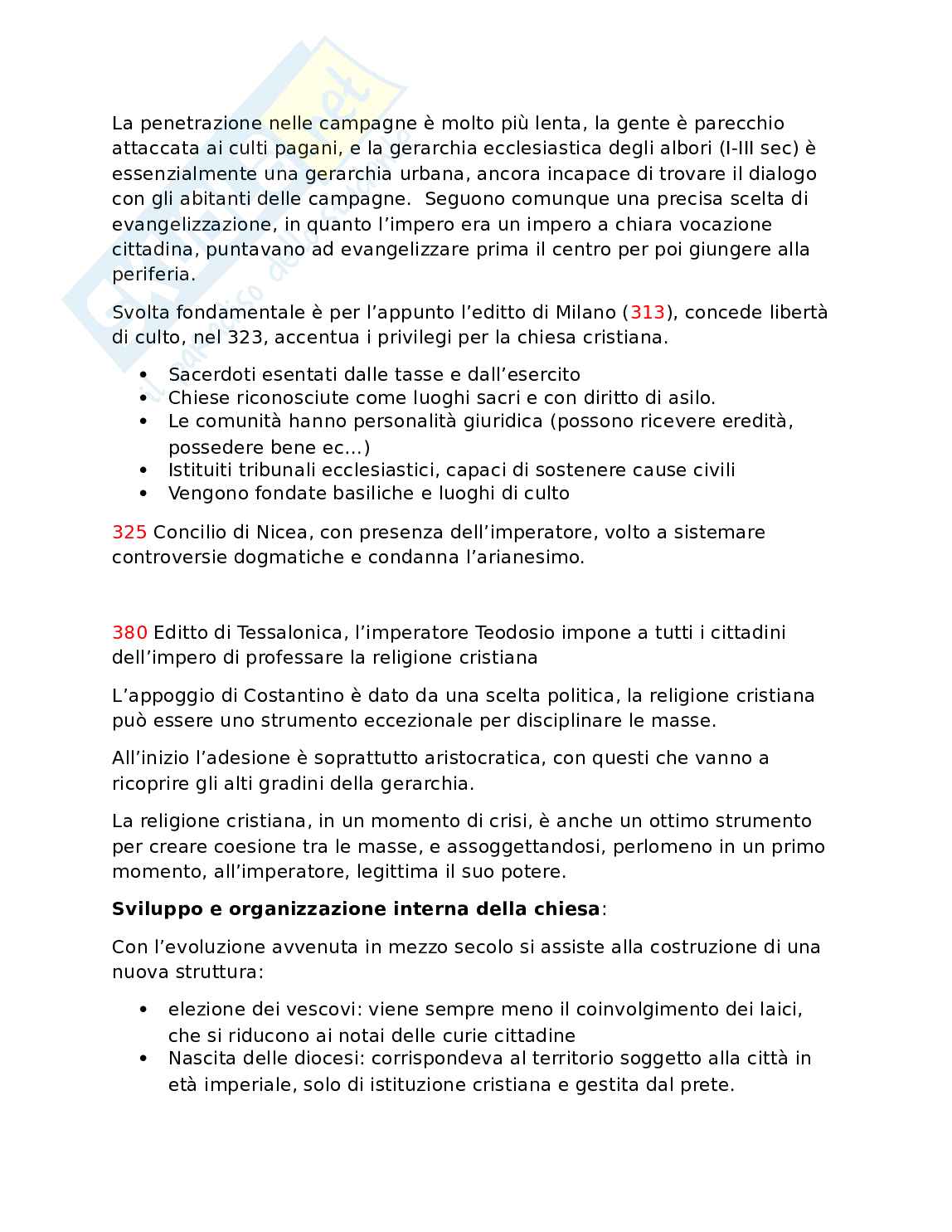 Tardo Impero - Storia medievale Pag. 6