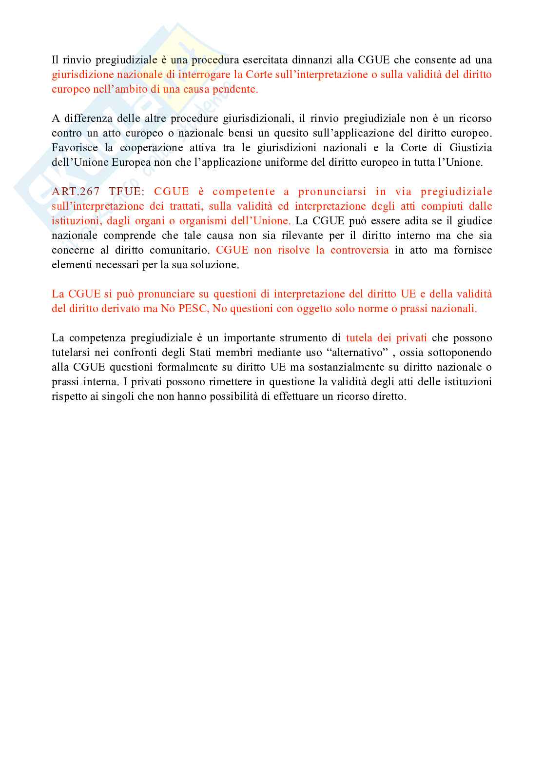 Appunti completi Diritto Unione Europea   Pag. 26